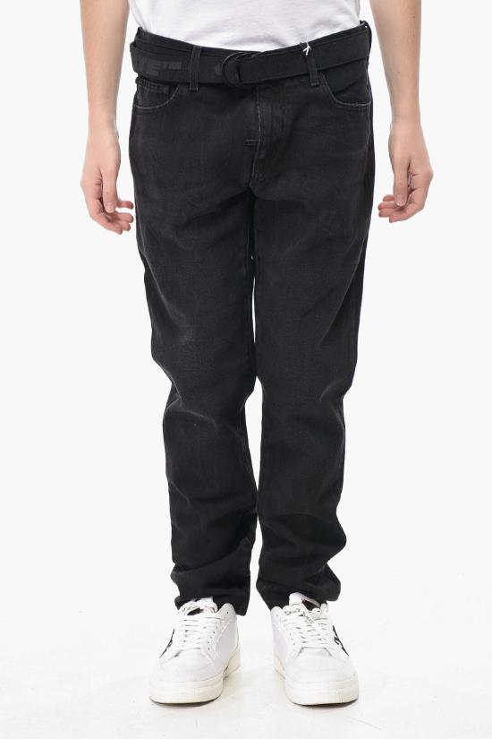  오프화이트 데님 팬츠 OMYA127F21DEN0011209 Black