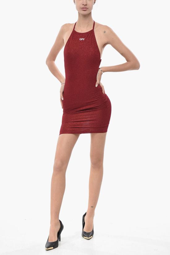  오프화이트 숏 원피스 OWDB53HT24FAB0022501 Red