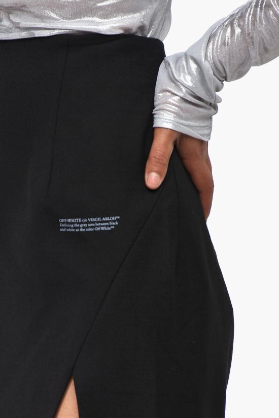  오프화이트 롱 스커트 OWCC101C99FAB0021001 Black - OFF WHITE