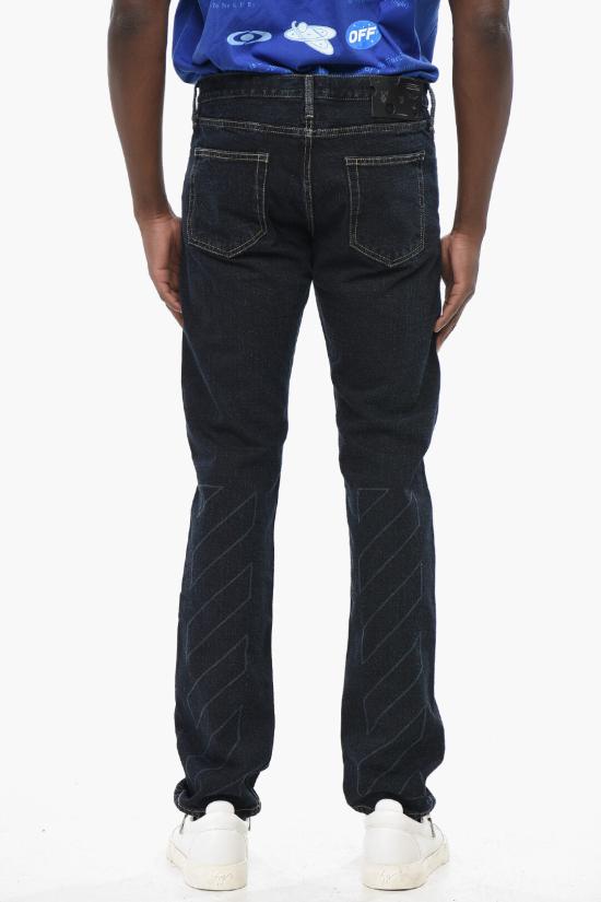  오프화이트 데님 팬츠 OMYA102F21DEN0034701 Blue - OFF WHITE