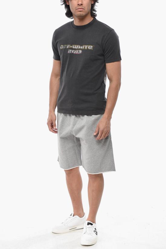  오프화이트 반팔 티셔츠 OMAA027F23JER0061084 Gray - OFF WHITE