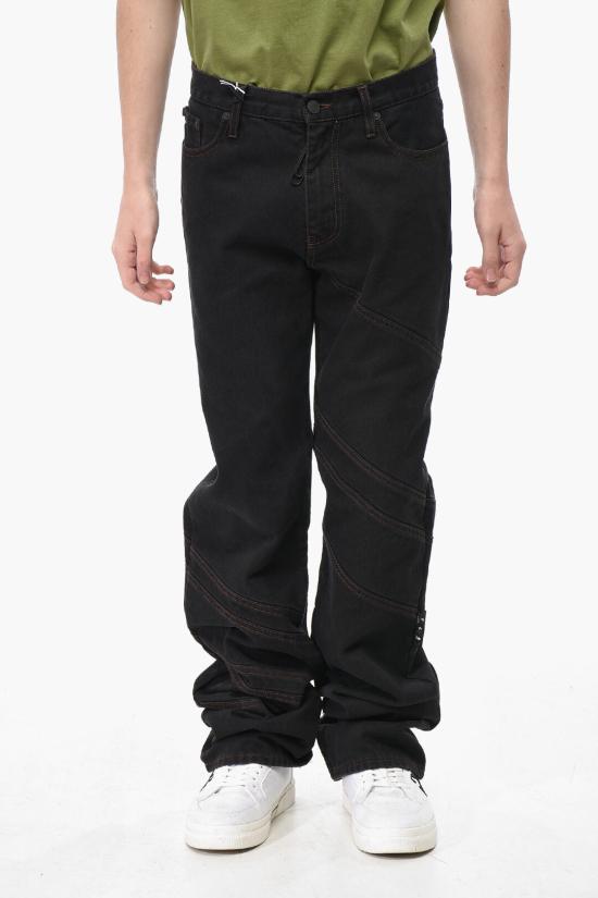  오프화이트 데님 팬츠 OMYA095F20DEN0011200 Black