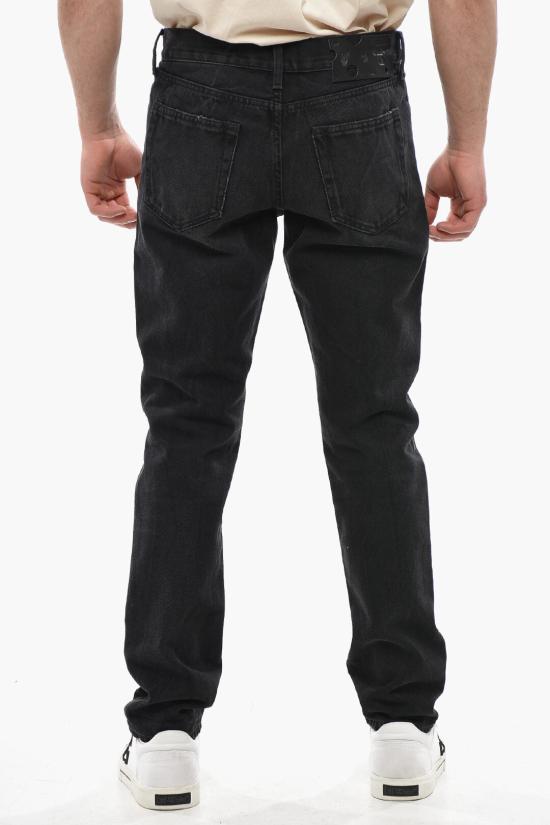  오프화이트 데님 팬츠 OMYA129F21DEN0011209 Black - OFF WHITE