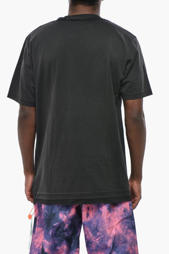  오프화이트 반팔 티셔츠 OMAA156S23JER0011001 Gray - OFF WHITE