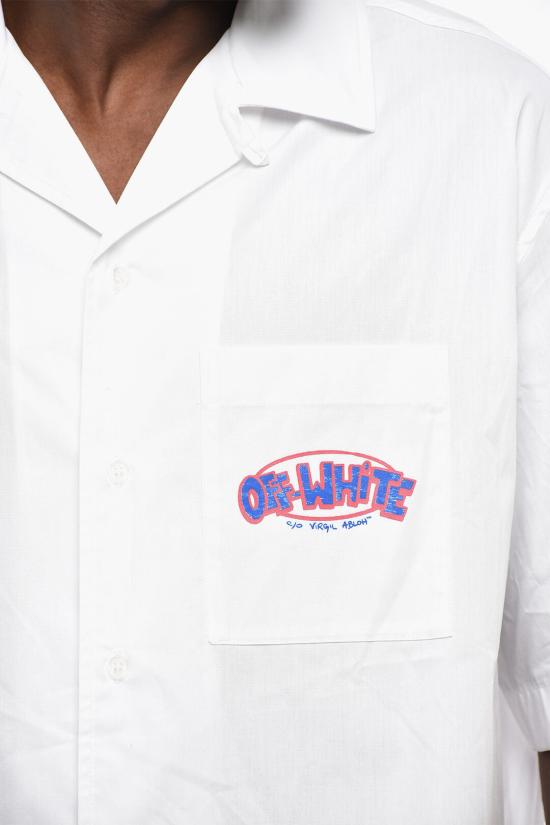  오프화이트 긴팔 셔츠 OMGA196G20FAB0050145 White - OFF WHITE