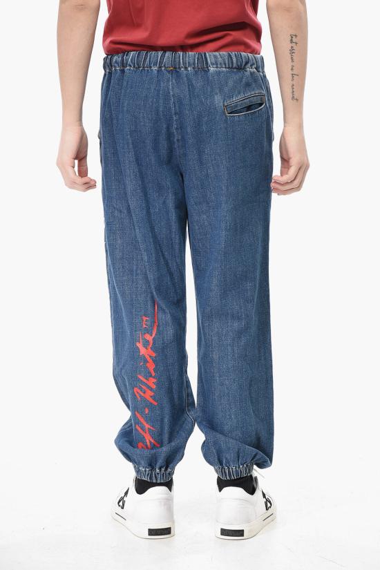  오프화이트 데님 팬츠 OMYB002S19D170088720 Blue - OFF WHITE