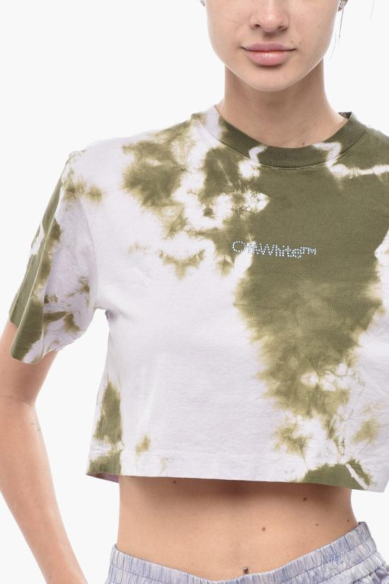  오프화이트 반팔 티셔츠 OWAA081F22JER0035636 Multicolor - OFF WHITE