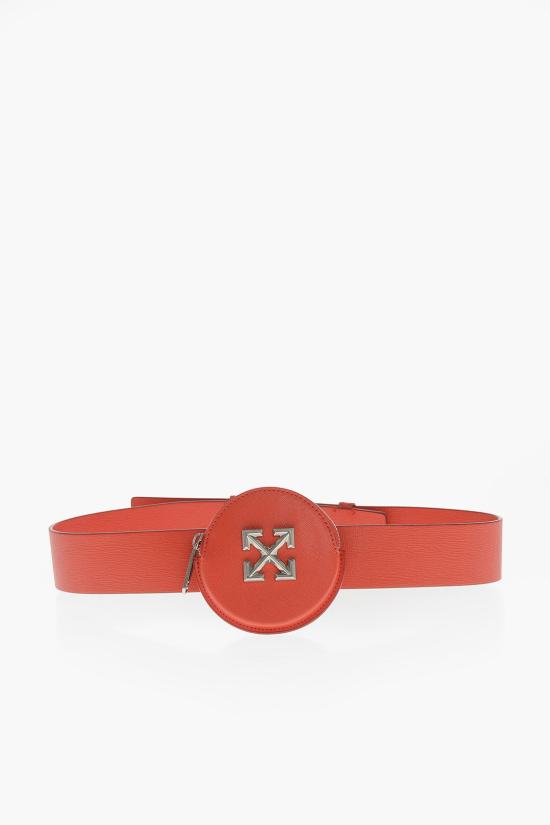 오프화이트 레귤러 벨트 OWNK002F21LEA0012500 Red