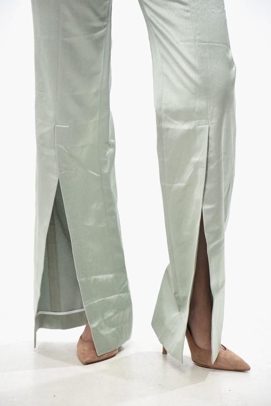  오프화이트 스트레이트 팬츠 OWCA138F21FAB0045000 Green - OFF WHITE