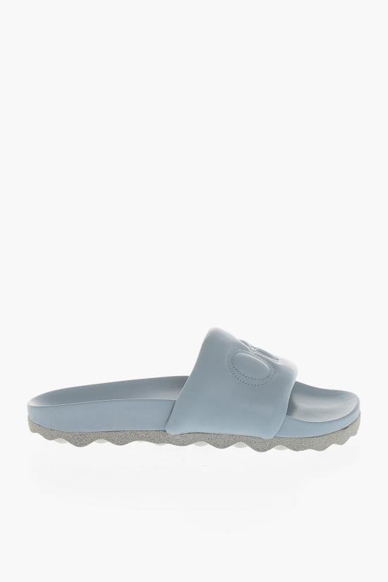  오프화이트 뮬/슬리퍼 OMIT001S23LEA0015156 Gray - OFF WHITE
