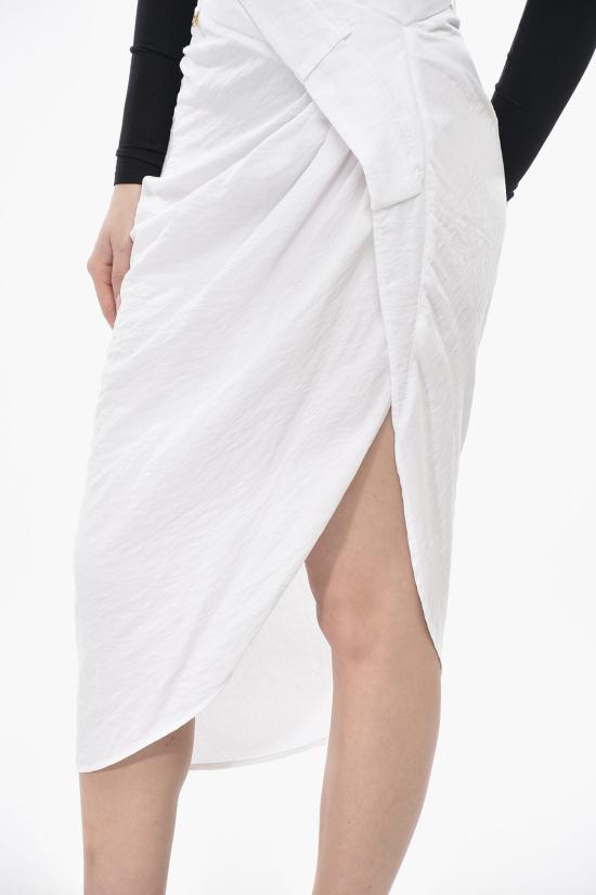  자크뮈스 롱 스커트 241SK047 1020 100 White - JACQUEMUS