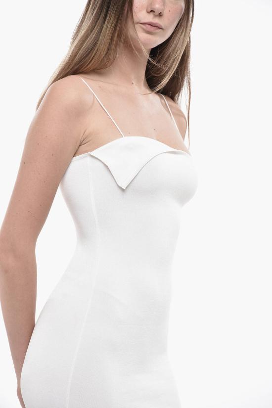  자크뮈스 숏 원피스 241KN431 2358 100 White - JACQUEMUS