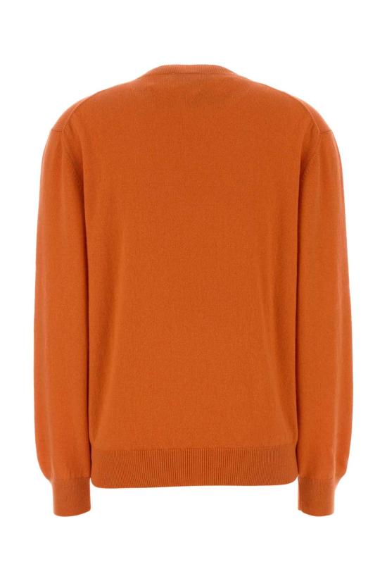 26SS 펜디 캐시미어 V넥 스웨터 FZXE34AW4G F1UKJ Orange - FENDI