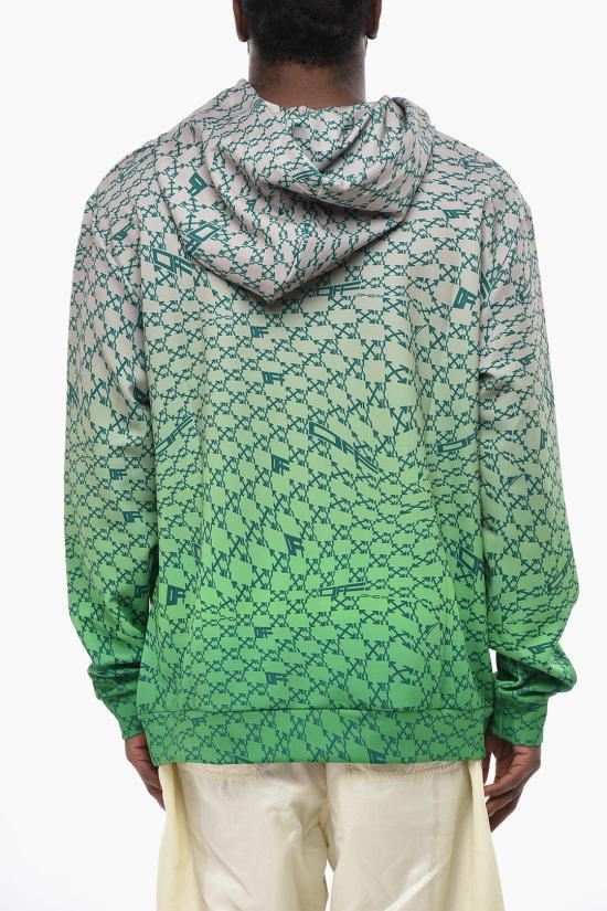  오프화이트 후드 티셔츠 OMVE011F22FAB0015055 Green - OFF WHITE