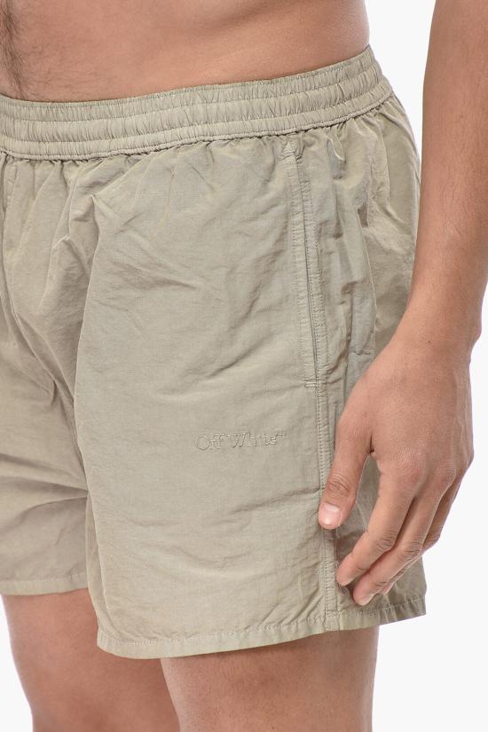  오프화이트 스윔팬츠 OMFD011F23FAB0016161 Beige - OFF WHITE