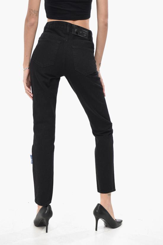  오프화이트 데님 팬츠 OWYA019R21DEN0011000 Black - OFF WHITE