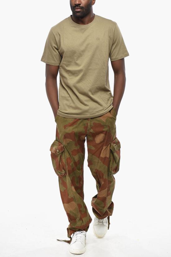  오프화이트 스트레이트 팬츠 OMAA027F23JER0076161 Beige - OFF WHITE