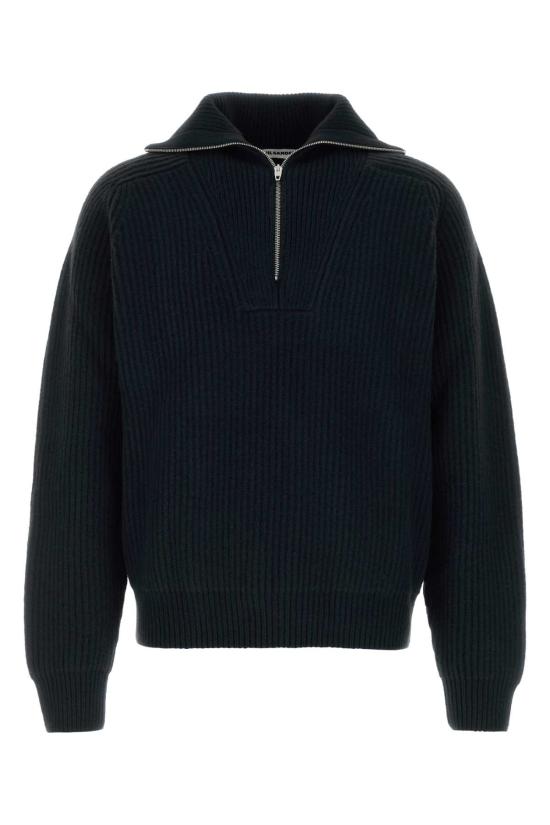 26FW 질샌더 스웨터 J22GP0291J14848 001 Black