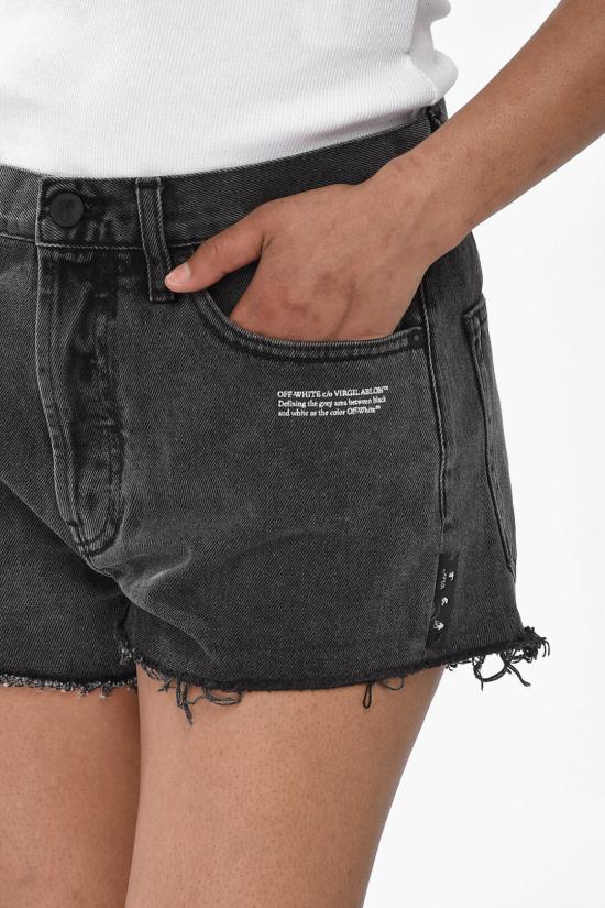  오프화이트 데님 숏팬츠 OWYC002R21DEN0020700 Gray - OFF WHITE