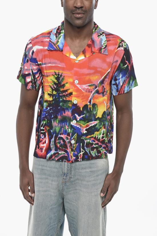  브레인데드 반팔 셔츠 T04001853RDRED Multicolor