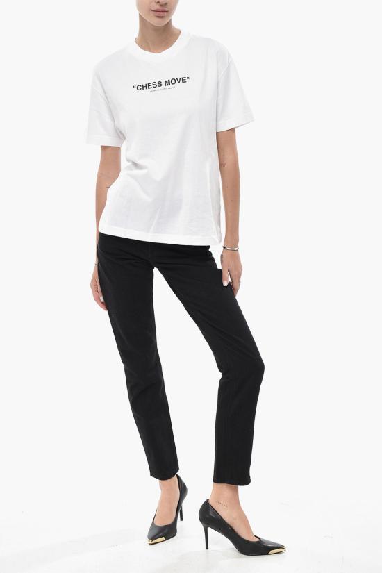  오프화이트 반팔 티셔츠 OWAA089F23JER0140110 White - OFF WHITE