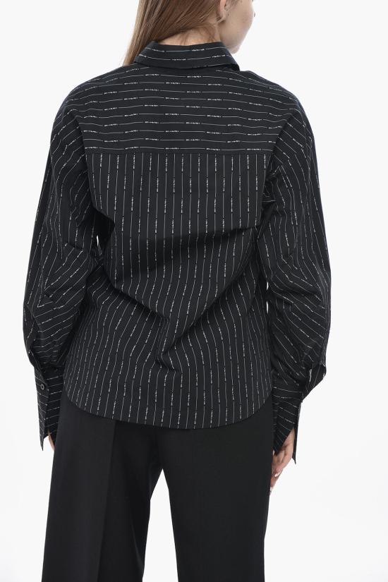  디 아티코 셔츠 248WCH14 C078 414 Black - THE ATTICO