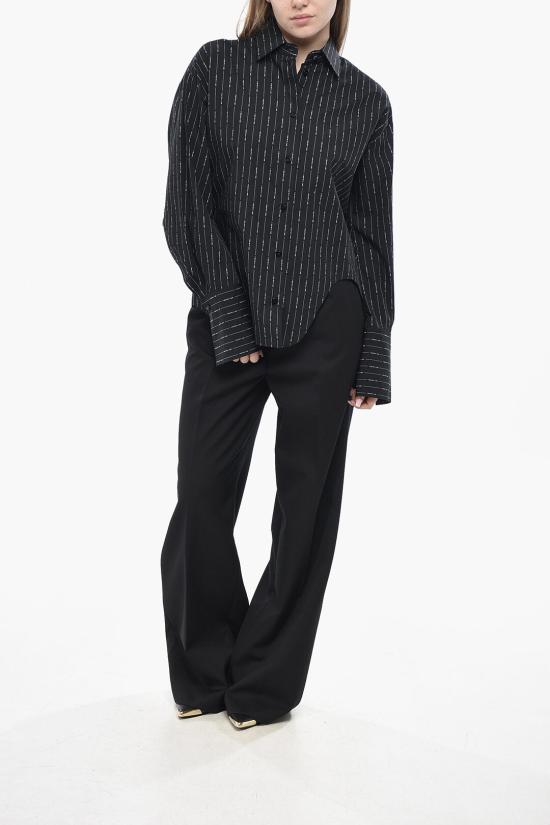 디 아티코 셔츠 248WCH14 C078 414 Black - THE ATTICO