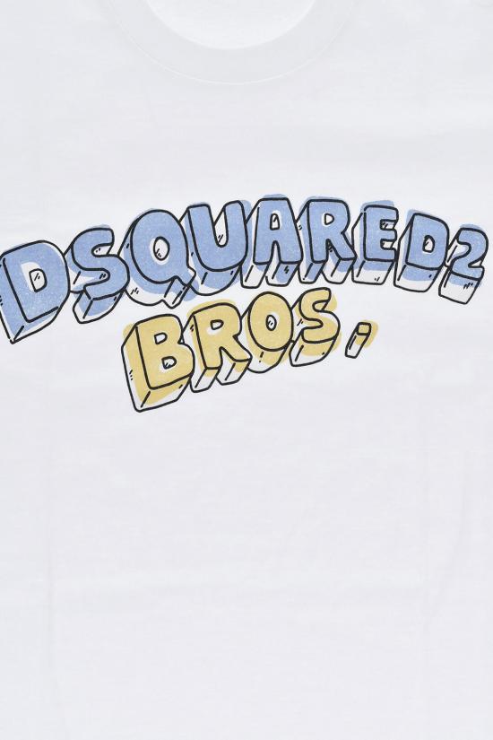  [키즈] 디스퀘어드2 티셔츠 DQ2468 D004G DQ100 White - DSQUARED2