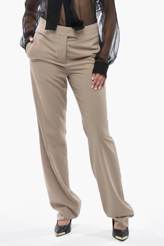  살바토레 페라가모 스트레이트 팬츠 13F923 P 775854 DARK SAND Beige - SALVATORE FERRAGAMO