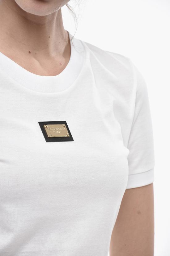  돌체앤가바나 반팔 티셔츠 F8N08TFU7EQW0800 White - DOLCE & GABBANA