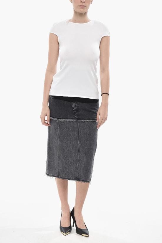  살바토레 페라가모 민소매 티셔츠 112760 E 772711 NERO WHITE - SALVATORE FERRAGAMO