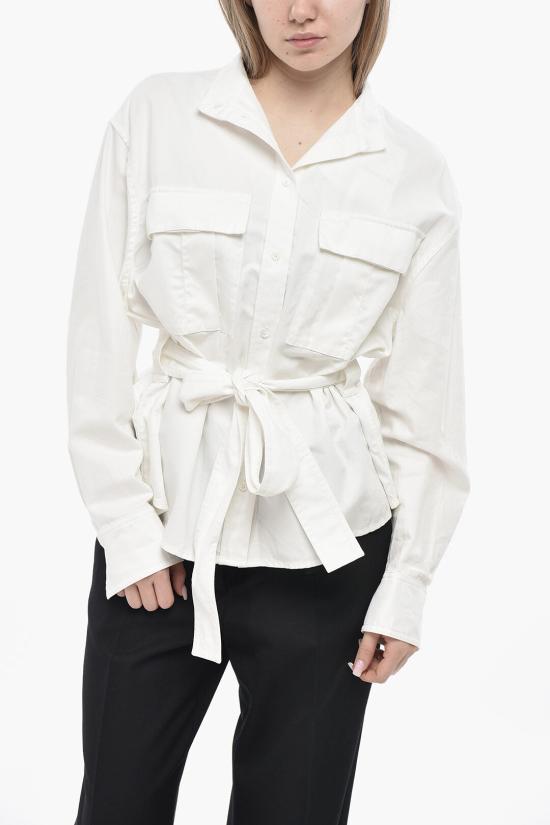  살바토레 페라가모 셔츠 13H270MASCARPONE White