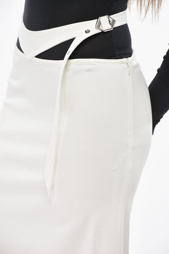  디 아티코 롱 스커트 241WCS195 RY02 001 White - THE ATTICO