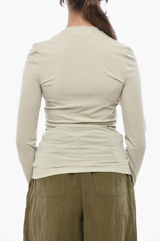  오프화이트 탑 OWAD136F21JER0020510 Beige - OFF WHITE