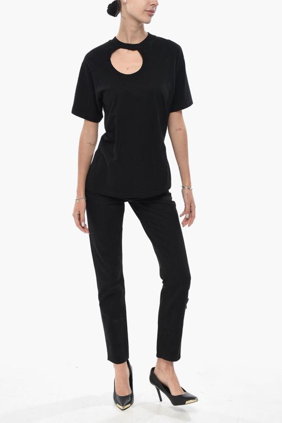  오프화이트 반팔 티셔츠 OWAA078C99JER0011000 Black - OFF WHITE