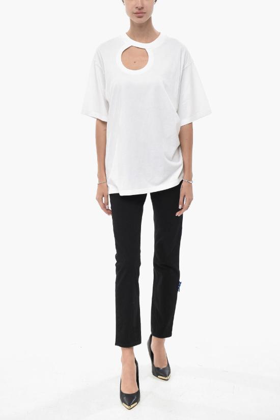  오프화이트 반팔 티셔츠 OWAA078C99JER0010100 White - OFF WHITE