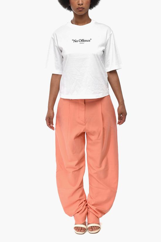  오프화이트 반팔 티셔츠 OWAA124F23JER0010110 White - OFF WHITE