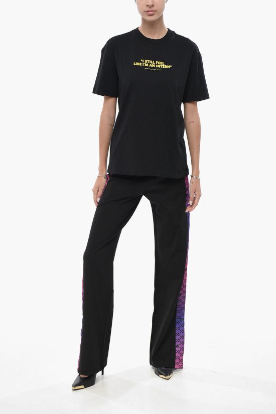  오프화이트 반팔 티셔츠 OWAA089F23JER0181018 Black - OFF WHITE