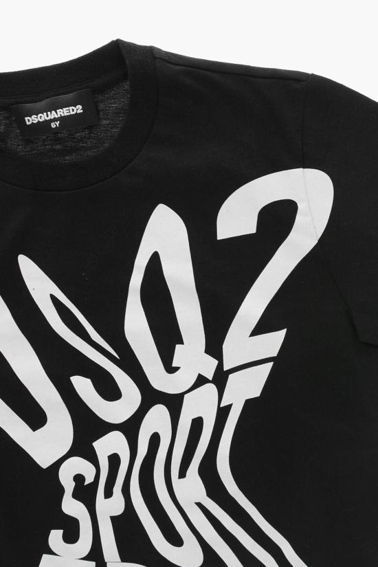  [키즈] 디스퀘어드2 티셔츠 DQ2525 D00MV DQ900 Black - DSQUARED2