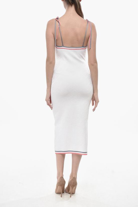 펜디 롱 원피스 FZDB45 ANZE F0ZNM White - FENDI