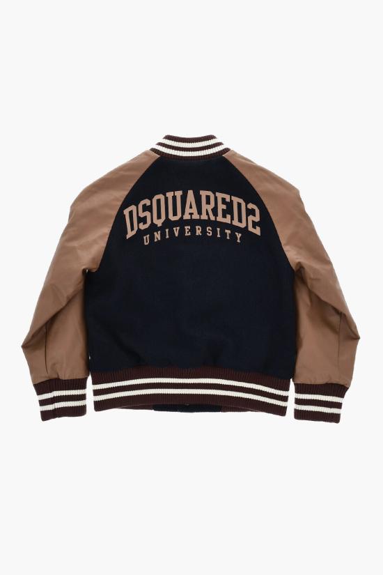  [키즈] 디스퀘어드2 봄버 자켓 DQ2451 D0A9N DQ866 Blue - DSQUARED2