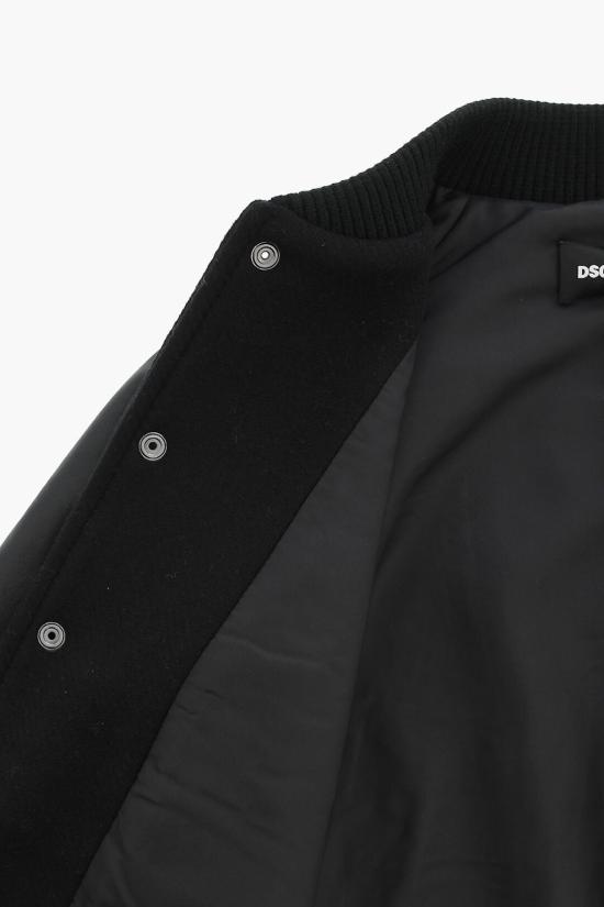  [키즈] 디스퀘어드2 봄버 자켓 DQ2451 D0A9N DQ900 Black - DSQUARED2