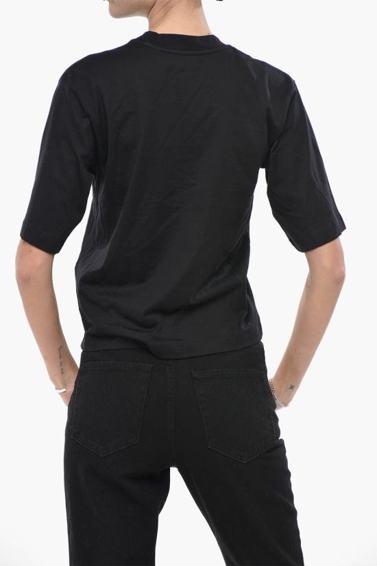  오프화이트 반팔 티셔츠 OWAA124F24JER0051001 Black - OFF WHITE