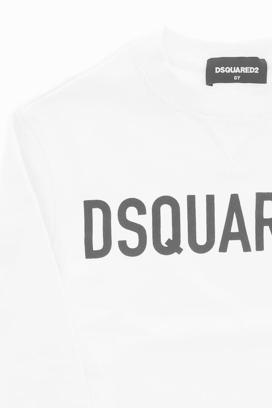  [키즈] 디스퀘어드2 티셔츠 DQ2009 D0A4D DQ100 Black White - DSQUARED2