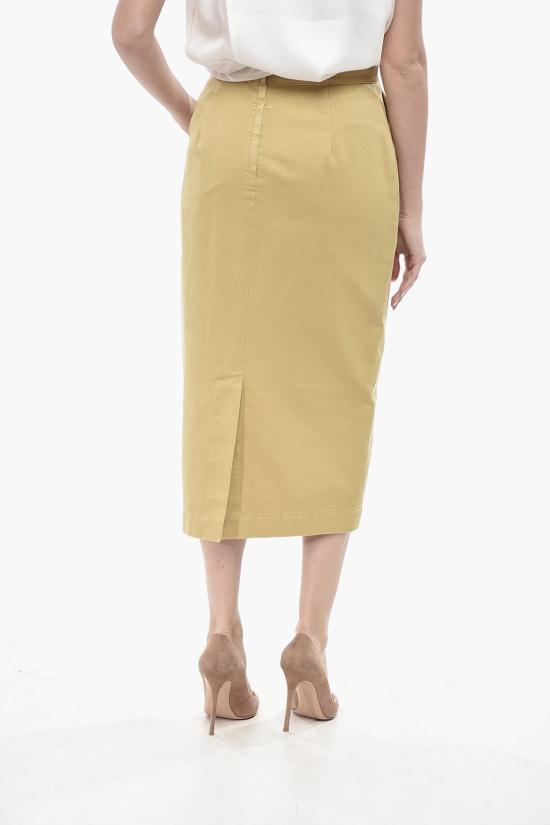  막스마라 롱 스커트 DENVERCO 019 Yellow - MAX MARA