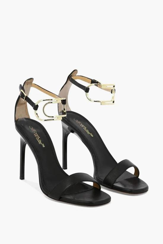  오프화이트 샌들 OWIH045S23LEA0011076 Black