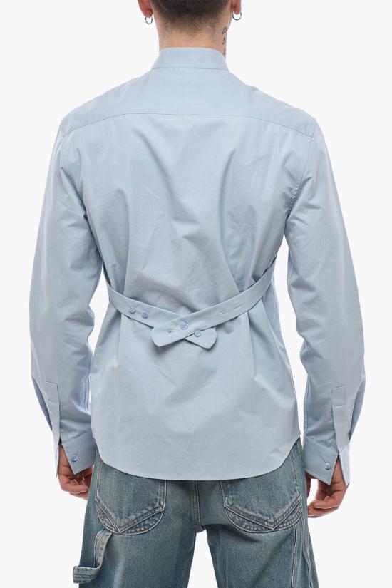  오프화이트 긴팔 셔츠 OMGE026F23FAB0014040 Light blue - OFF WHITE