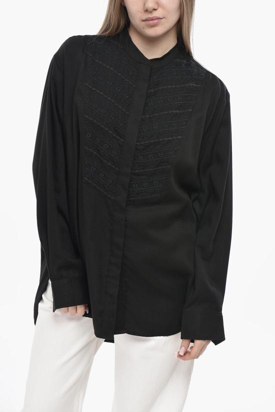  이자벨마랑 셔츠 HT0316FA B1J04E 01BK Black
