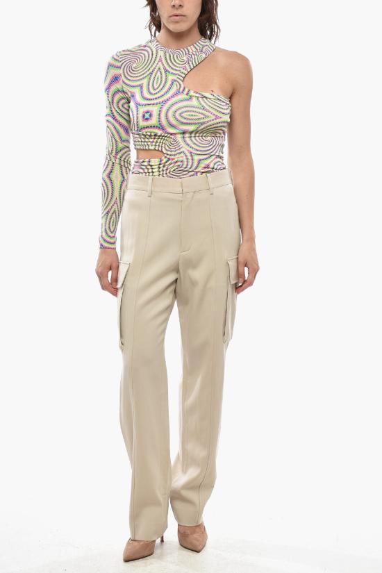  스텔라 맥카트니 스트레이트 팬츠 603076SPA039740 Beige - STELLA MCCARTNEY