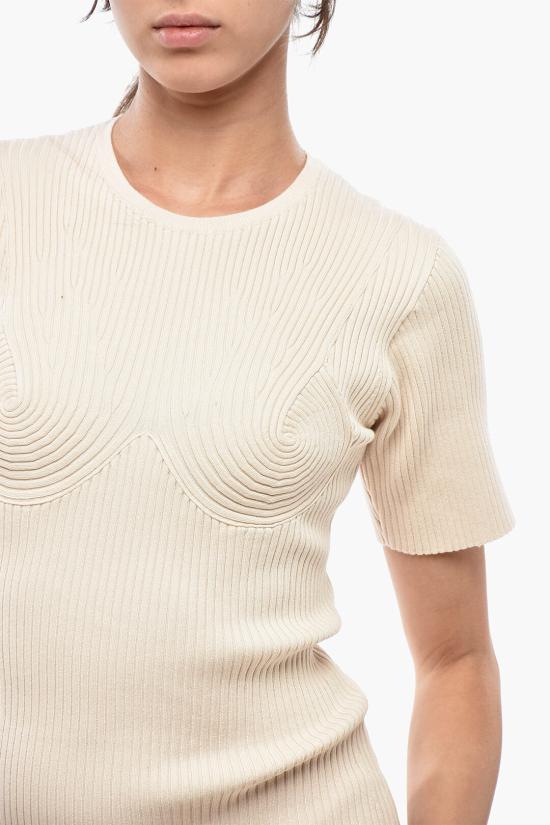  스텔라 맥카트니 미디 원피스 602962S22459561 Beige - STELLA MCCARTNEY